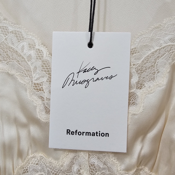 Reformation x Kacey Musgraves Stella Silk Dress - Picture 8 of 10